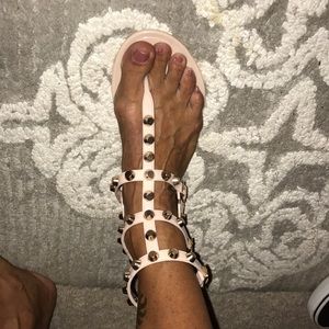 Nasty Gal sandals worn twice